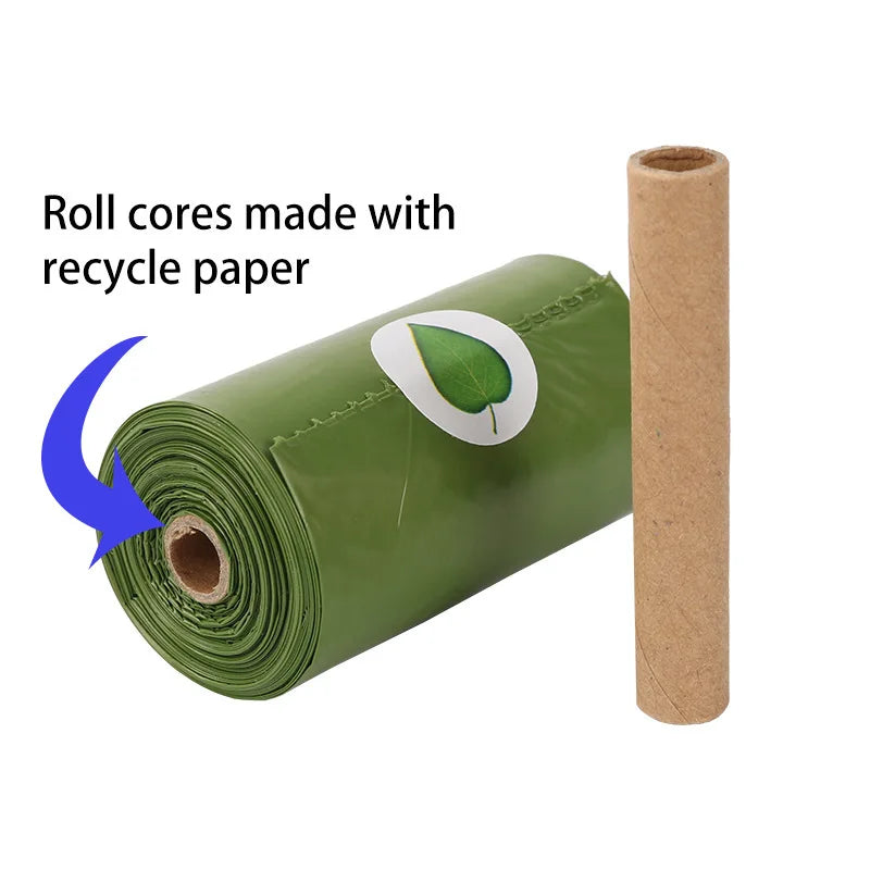 Large Biodegradable Dog Poop Bags - Leak-Proof, Strong, Scented Pet Waste