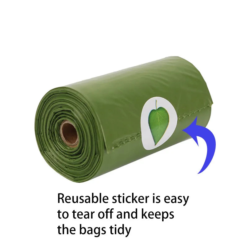 Large Biodegradable Dog Poop Bags - Leak-Proof, Strong, Scented Pet Waste