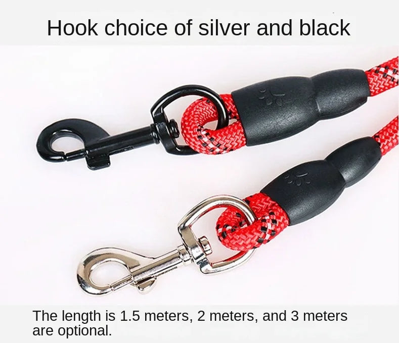 Reflective Anti-Lost Dog Leash: Durable Pet Traction Rope for Safe Walking